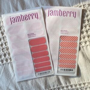 Jamberry Nail Wraps Red & White Collection